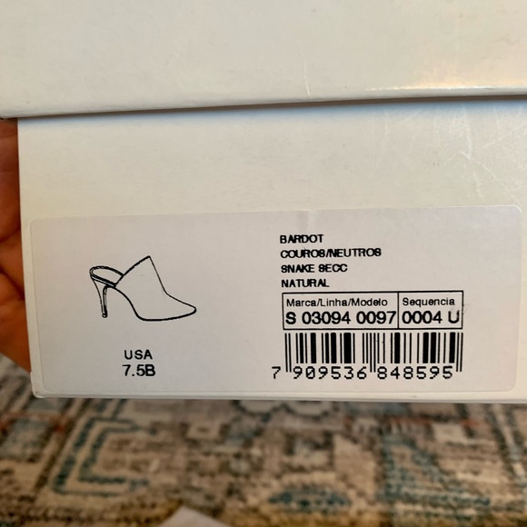 Schutz Bardot Pointed Toe Mule - Picture 6 of 7